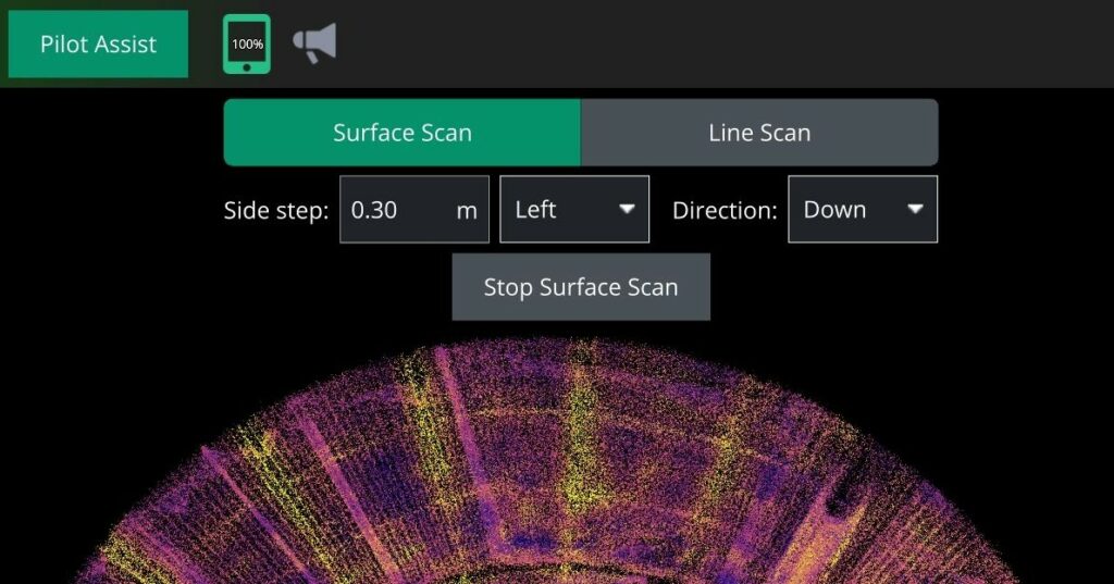 Setting up an Automatic Surface Scan