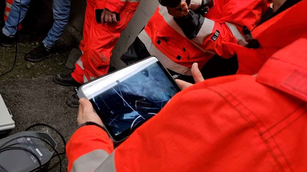The Scout Observer app installed on a spare Android tablet or mobile phone lets asset stakeholders watch the camera feed in real-time.