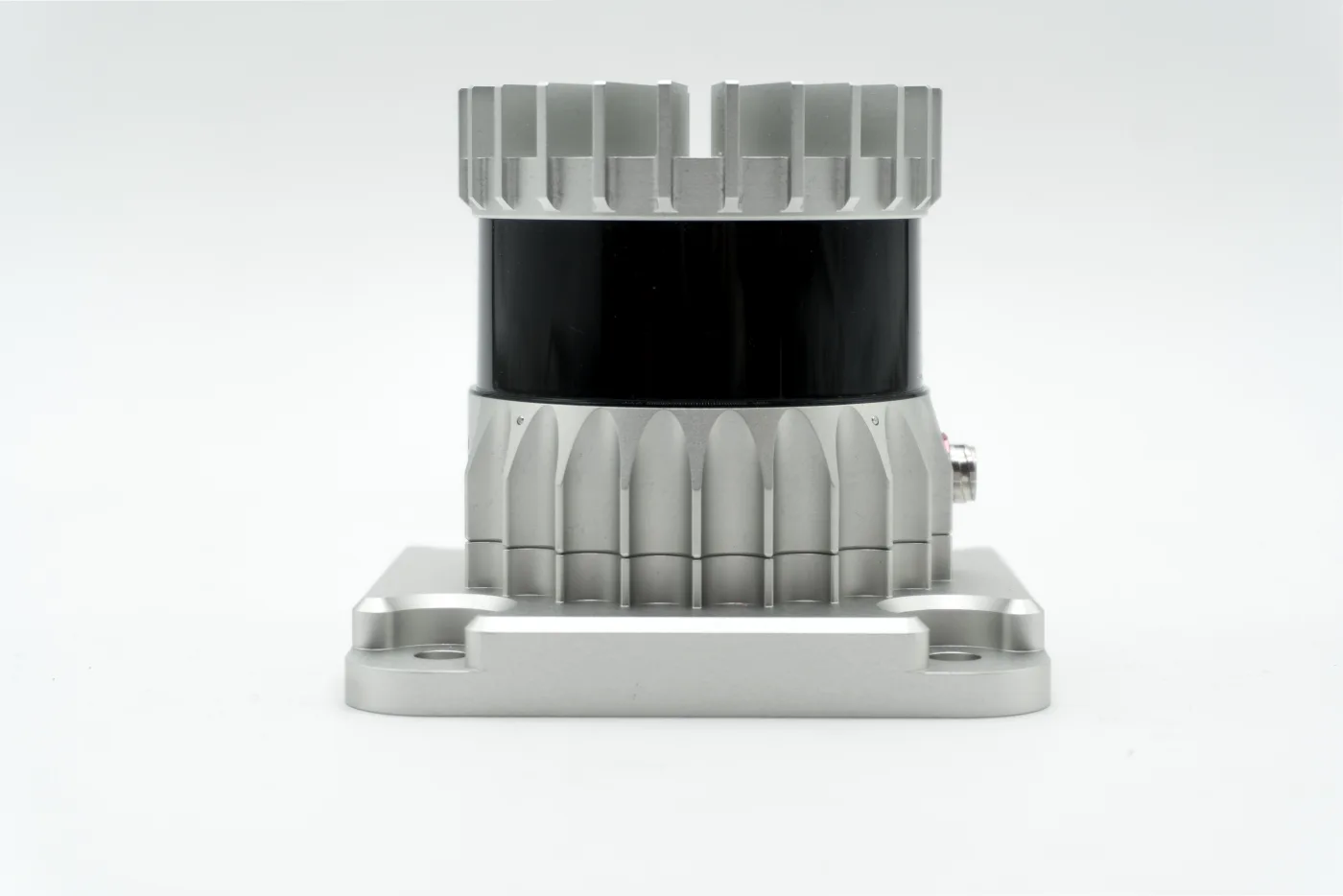 The 128-beam Ouster OS0 LiDAR sensor that powers Scout 137 navigation