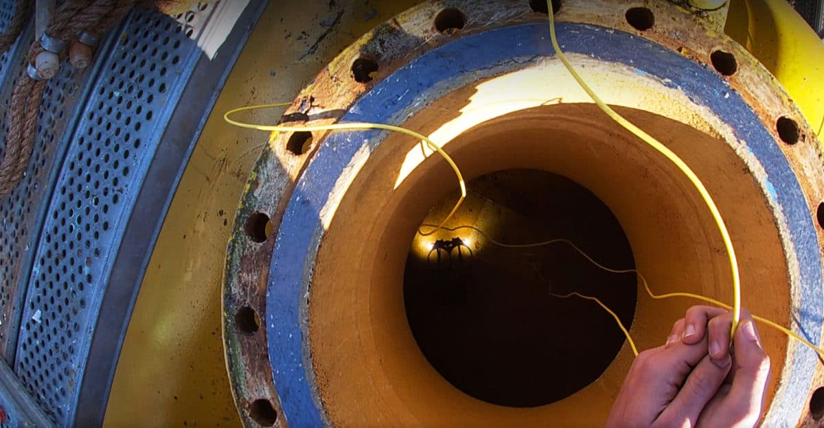 Manhole from Above with Drone